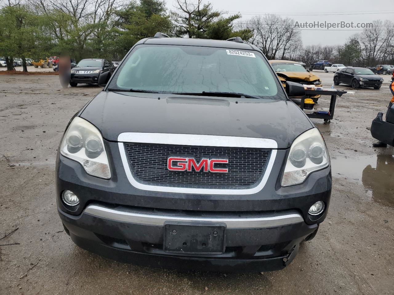 2012 Gmc Acadia Sle Black vin: 1GKKRPED0CJ298684