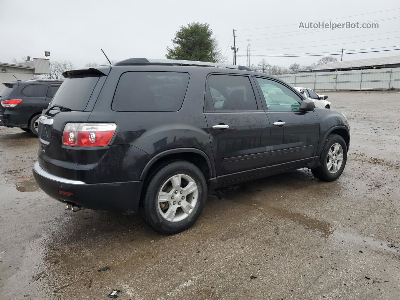 2012 Gmc Acadia Sle Black vin: 1GKKRPED0CJ298684