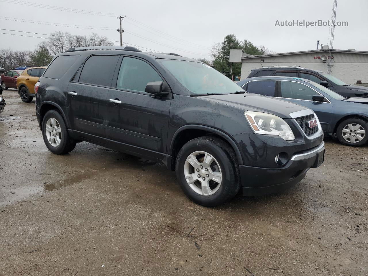 2012 Gmc Acadia Sle Black vin: 1GKKRPED0CJ298684