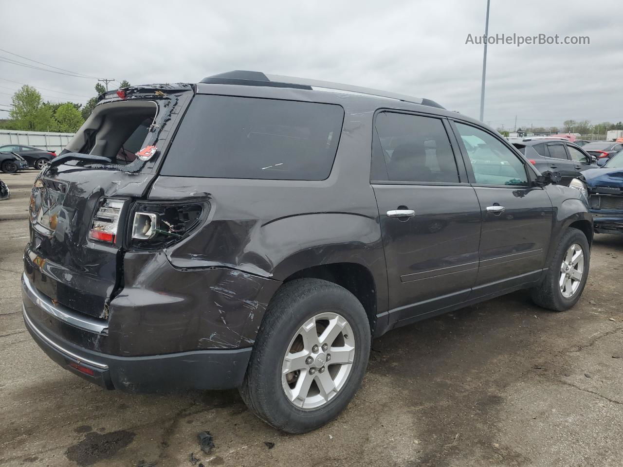 2013 Gmc Acadia Sle Gray vin: 1GKKRPED1DJ180242