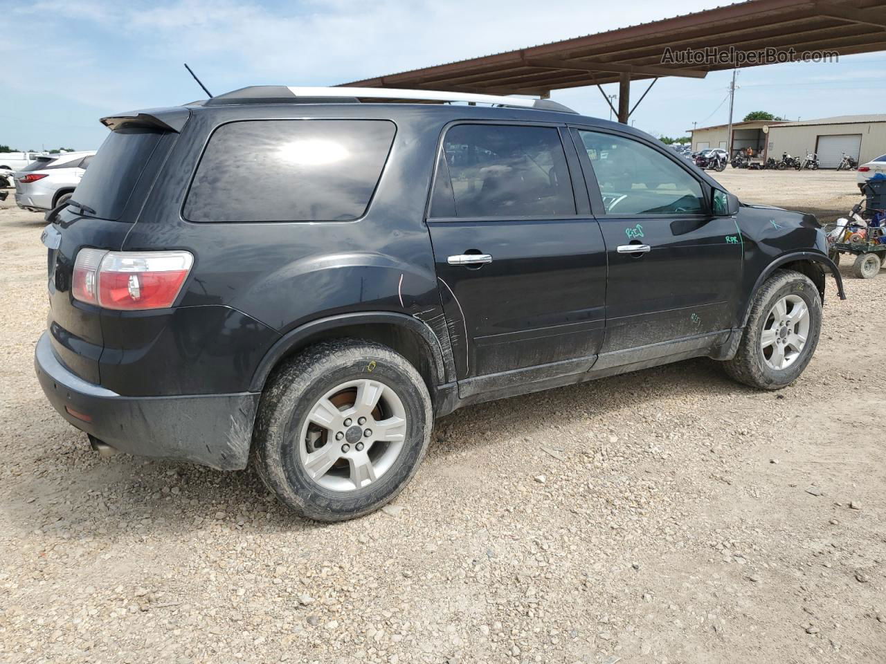 2012 Gmc Acadia Sle Black vin: 1GKKRPED2CJ381162