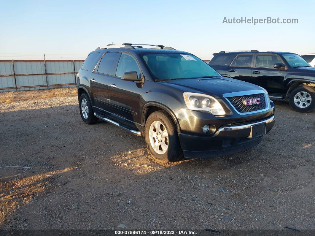 2012 Gmc Acadia Sle Black vin: 1GKKRPED2CJ413429