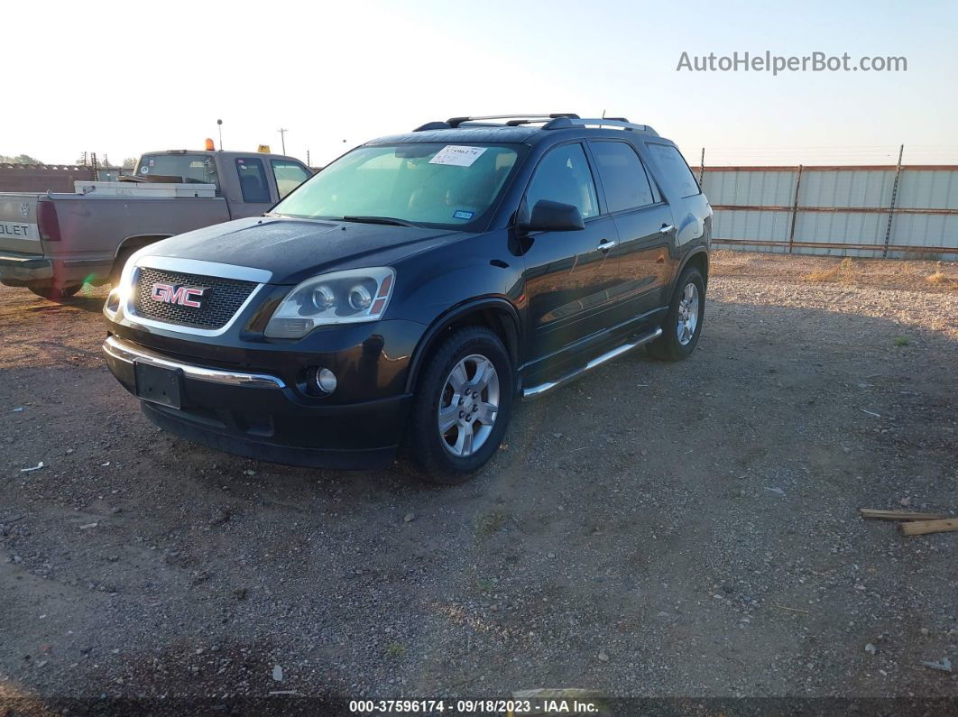 2012 Gmc Acadia Sle Black vin: 1GKKRPED2CJ413429