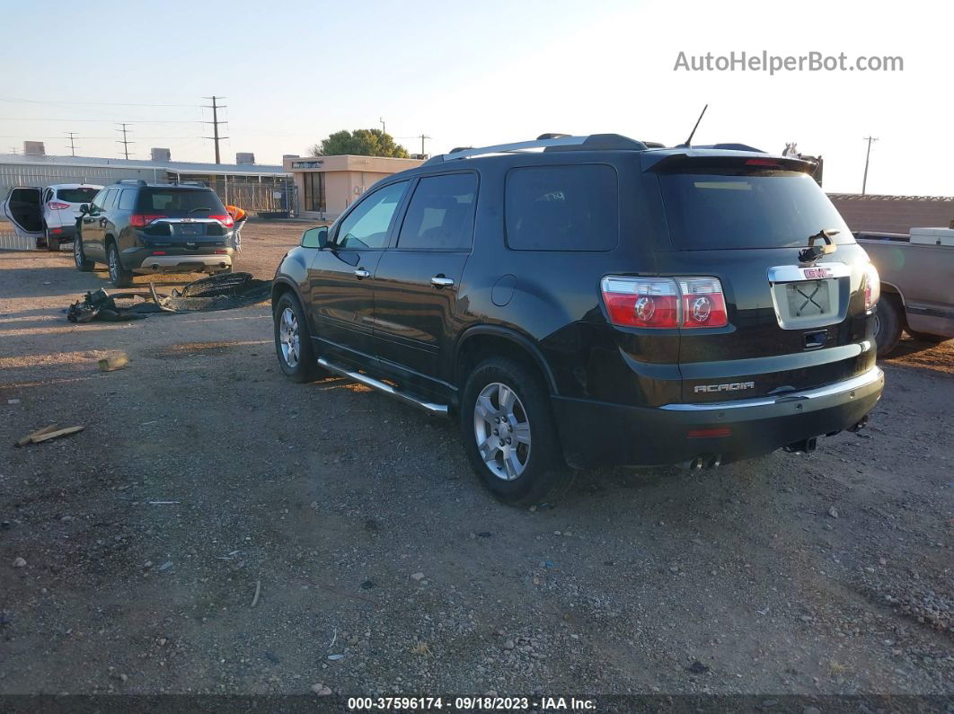 2012 Gmc Acadia Sle Black vin: 1GKKRPED2CJ413429