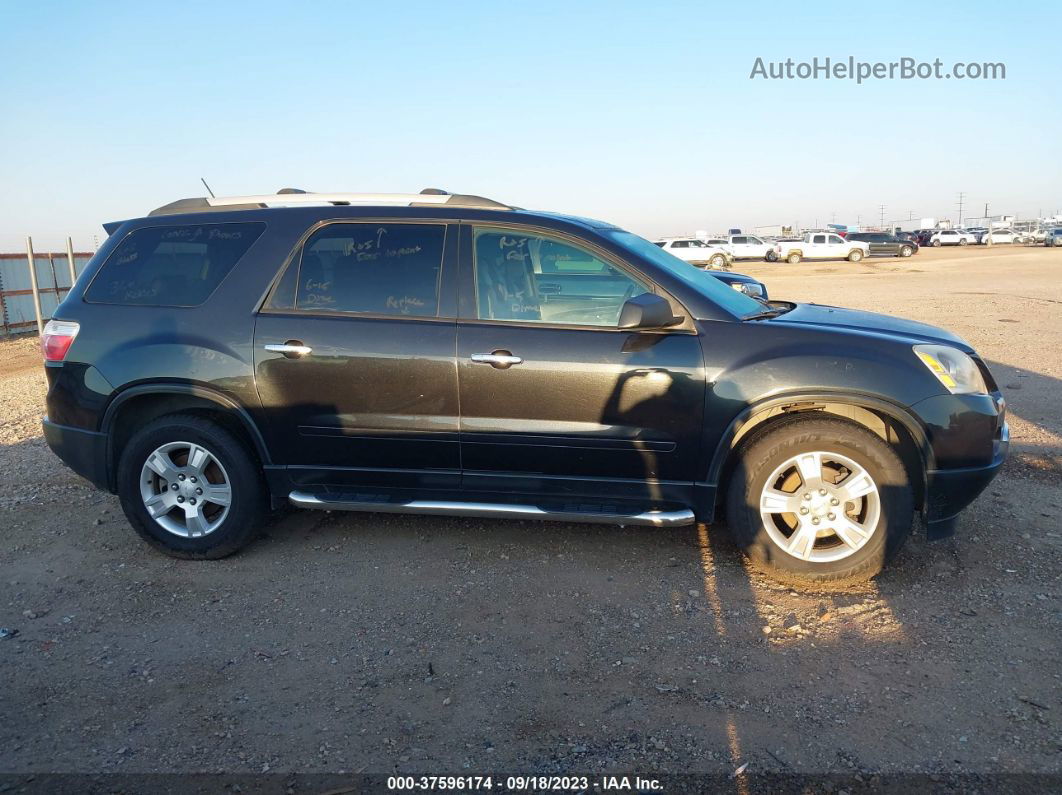 2012 Gmc Acadia Sle Black vin: 1GKKRPED2CJ413429