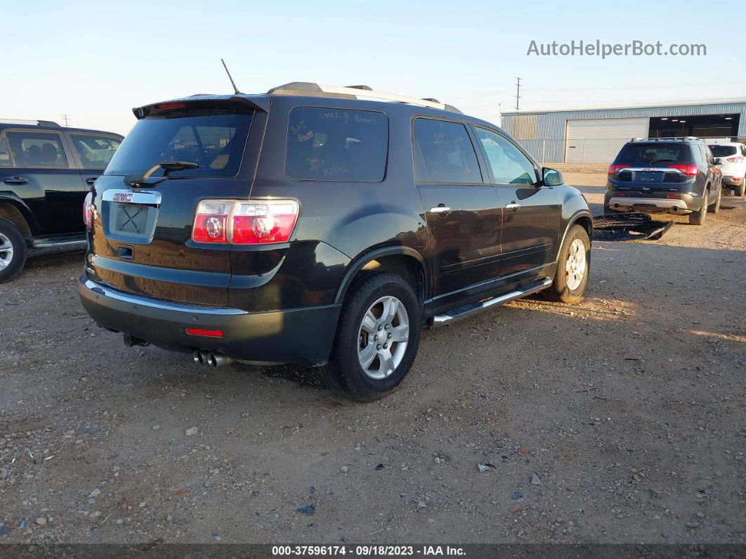 2012 Gmc Acadia Sle Black vin: 1GKKRPED2CJ413429