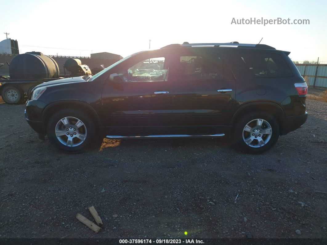 2012 Gmc Acadia Sle Black vin: 1GKKRPED2CJ413429