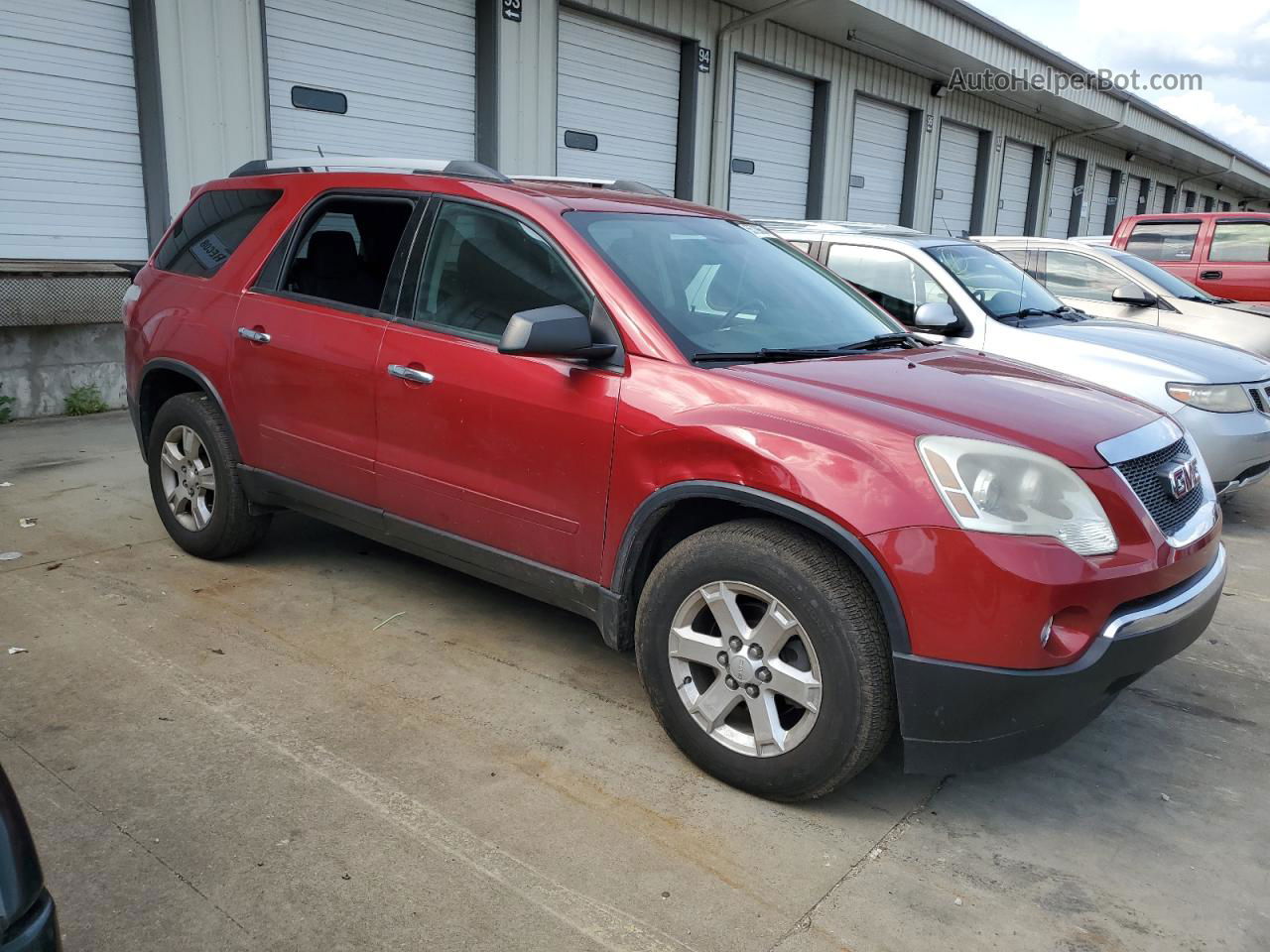 2012 Gmc Acadia Sle Красный vin: 1GKKRPED2CJ414256