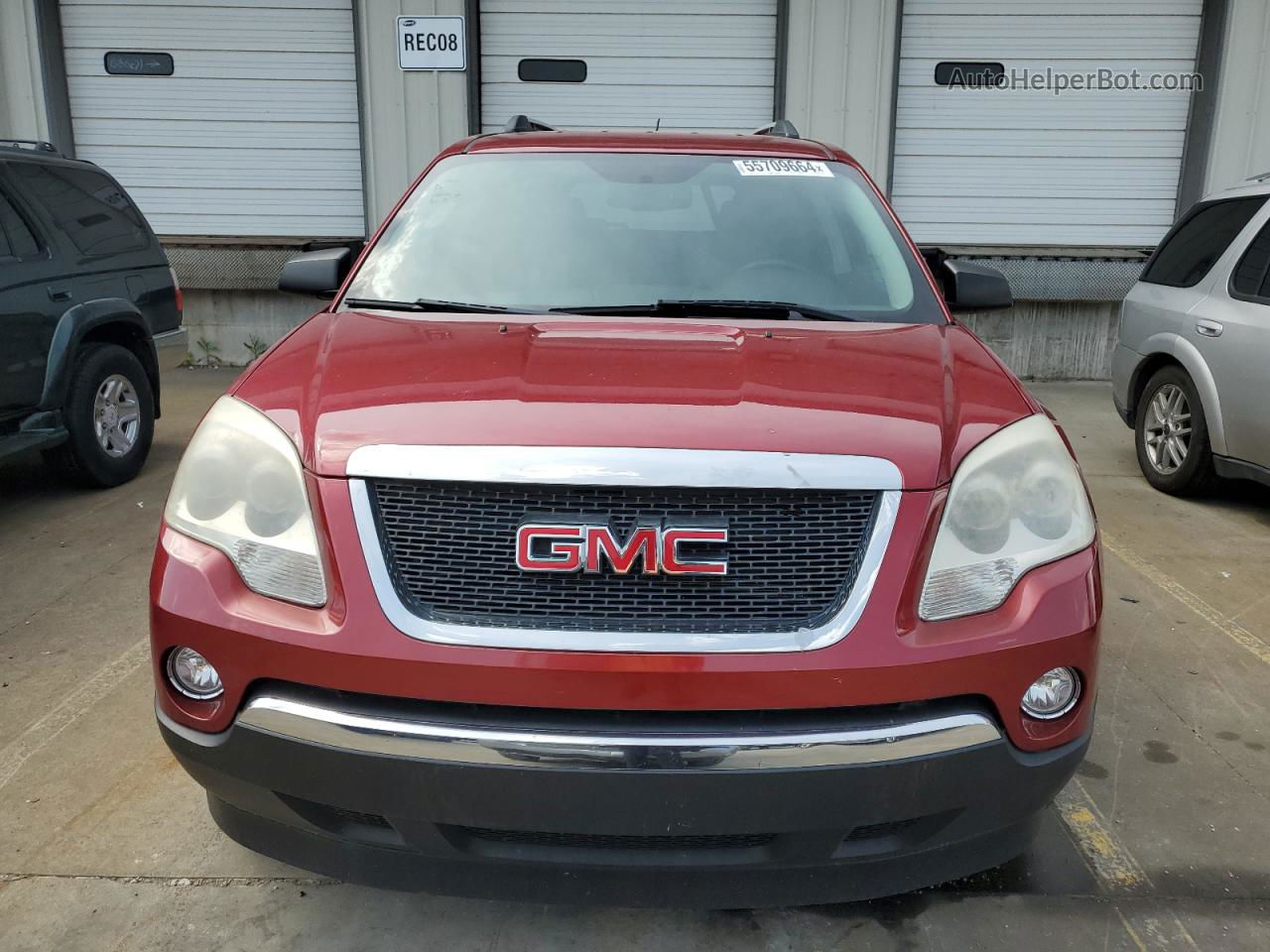 2012 Gmc Acadia Sle Red vin: 1GKKRPED2CJ414256