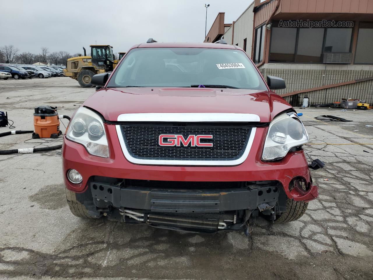 2012 Gmc Acadia Sle Red vin: 1GKKRPED3CJ369571