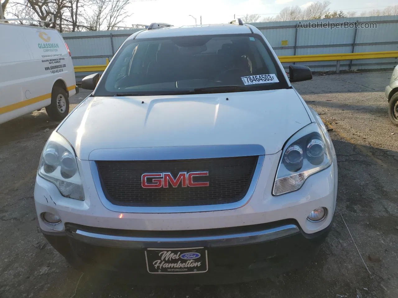 2012 Gmc Acadia Sle White vin: 1GKKRPED5CJ101167