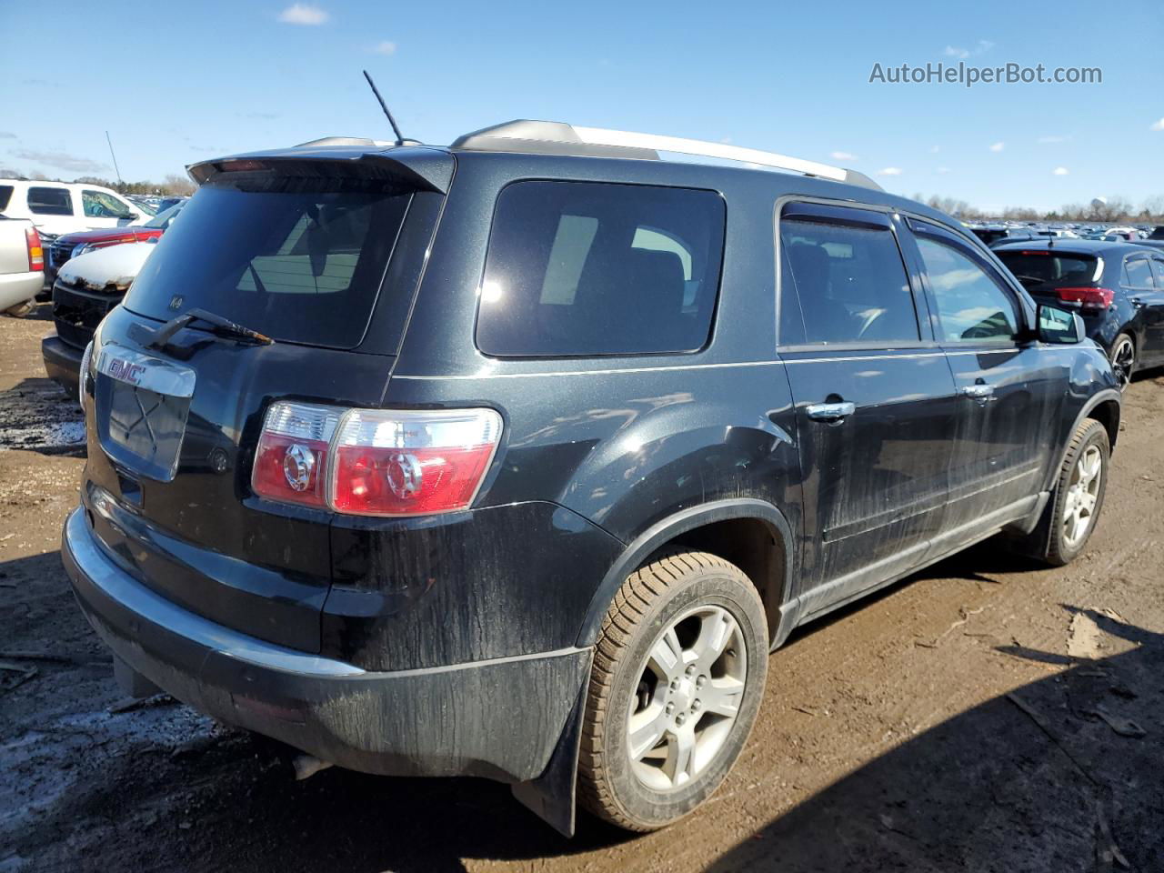 2012 Gmc Acadia Sle Black vin: 1GKKRPED5CJ304253