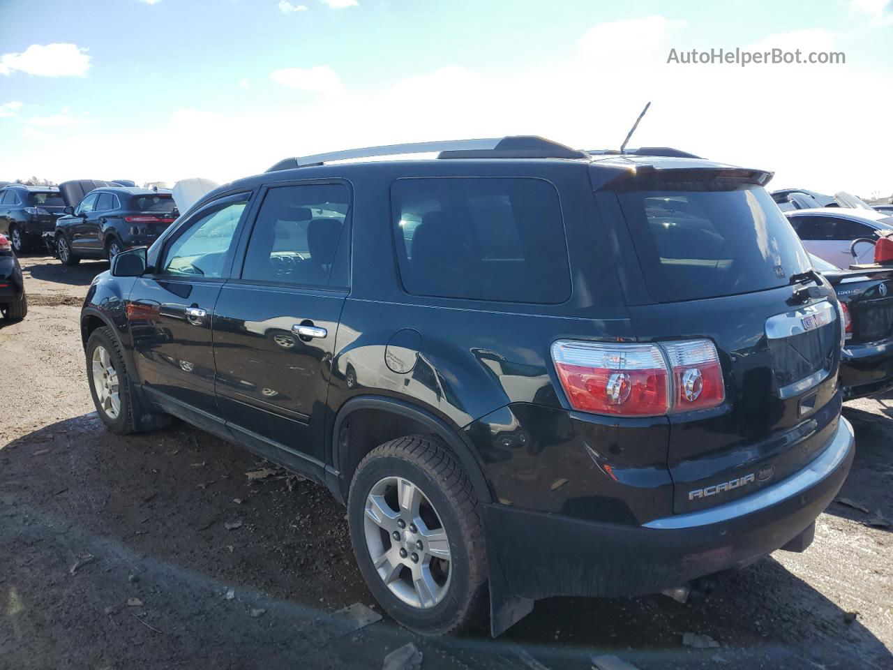 2012 Gmc Acadia Sle Black vin: 1GKKRPED5CJ304253