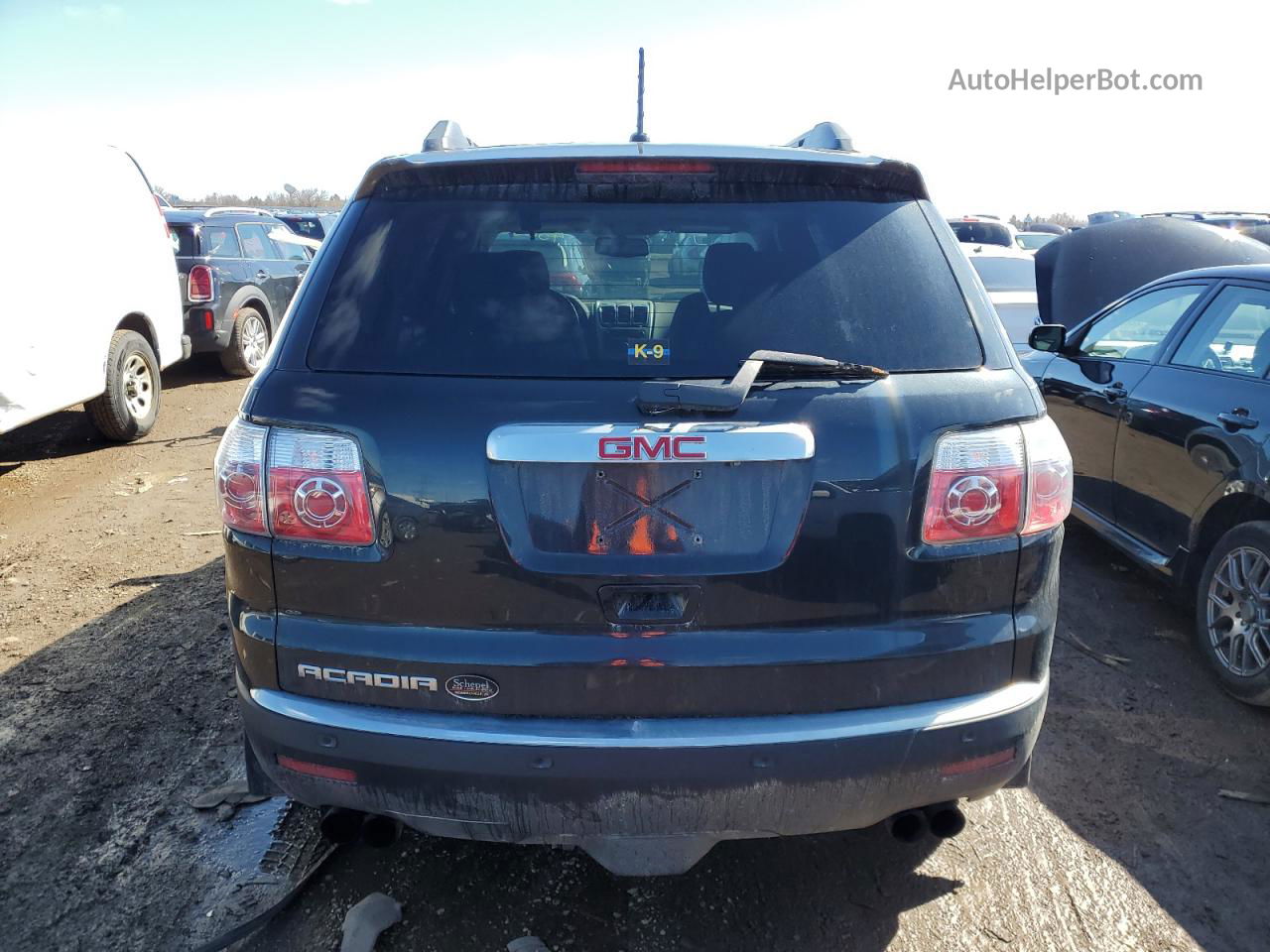 2012 Gmc Acadia Sle Black vin: 1GKKRPED5CJ304253