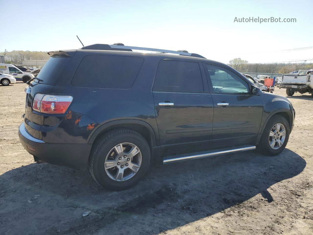 2011 Gmc Acadia Sle Blue vin: 1GKKRPED6BJ164969