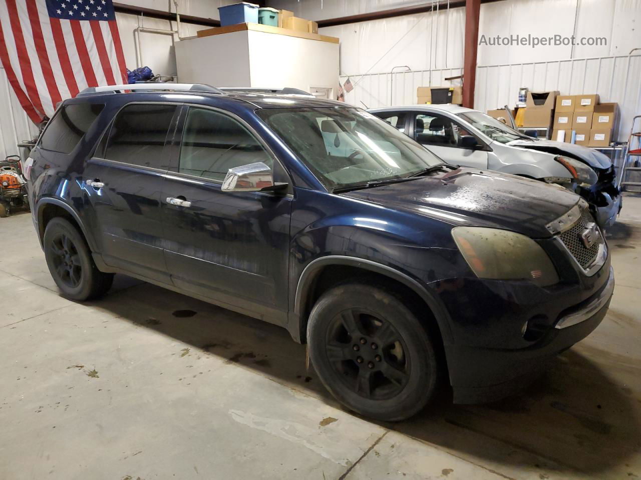 2012 Gmc Acadia Sle Blue vin: 1GKKRPED6CJ119404