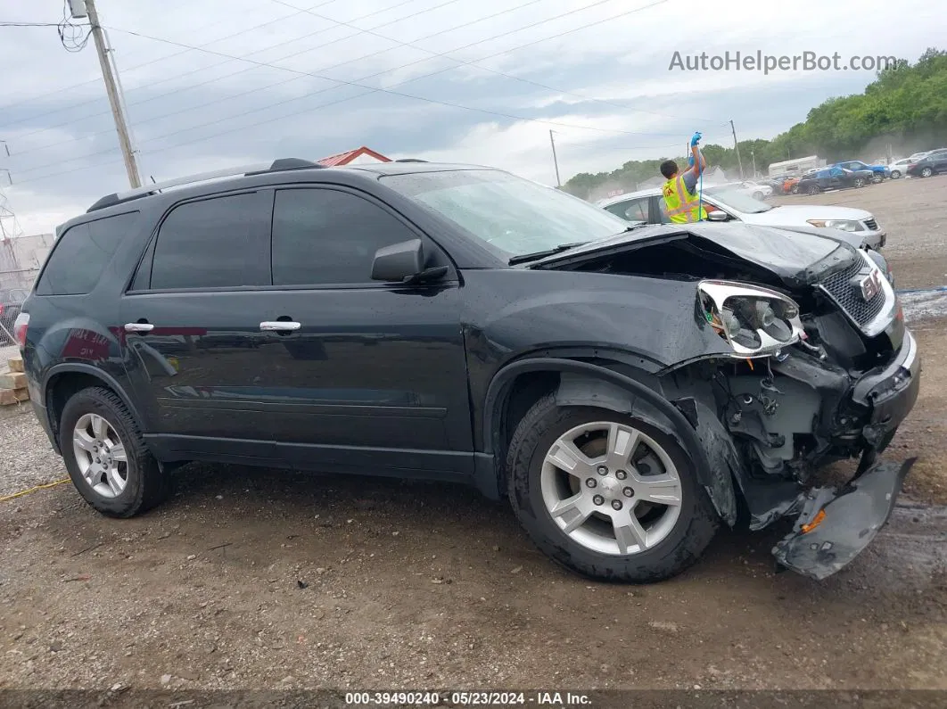 2012 Gmc Acadia Sle Черный vin: 1GKKRPED6CJ189923