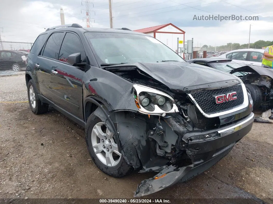 2012 Gmc Acadia Sle Черный vin: 1GKKRPED6CJ189923