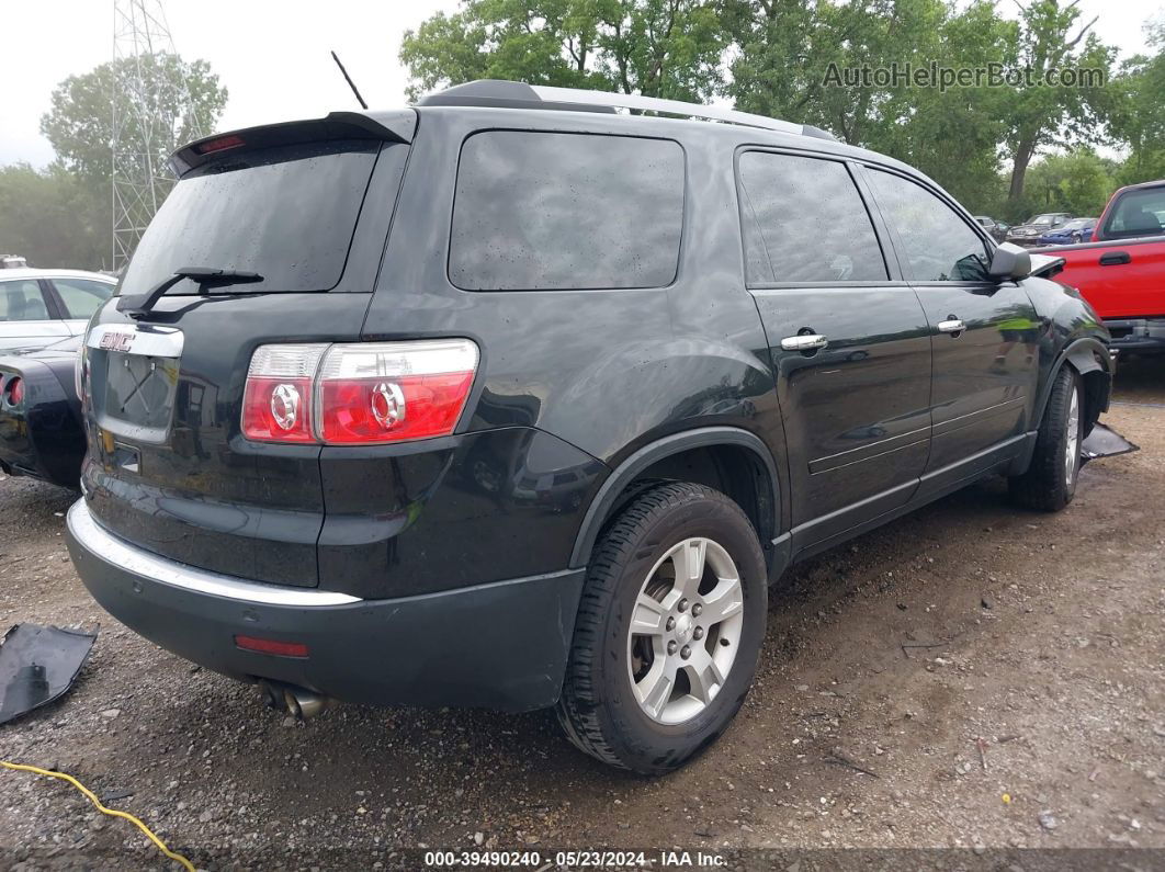 2012 Gmc Acadia Sle Black vin: 1GKKRPED6CJ189923