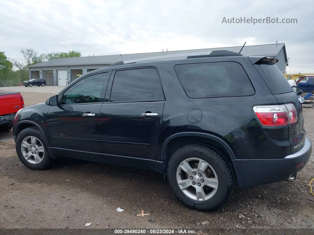 2012 Gmc Acadia Sle Black vin: 1GKKRPED6CJ189923