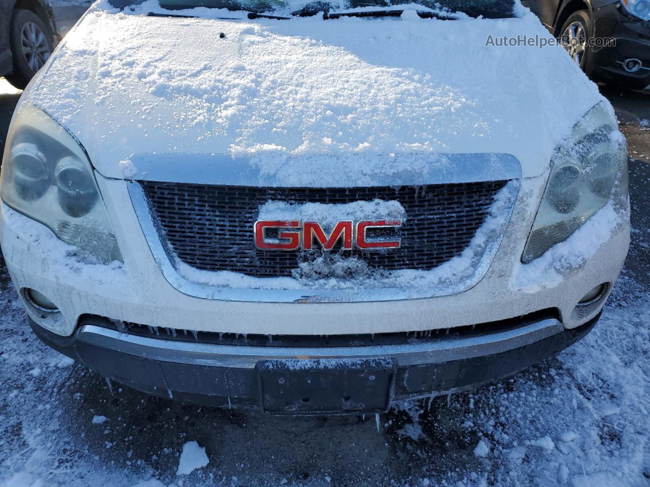 2012 Gmc Acadia Sle White vin: 1GKKRPED6CJ224105