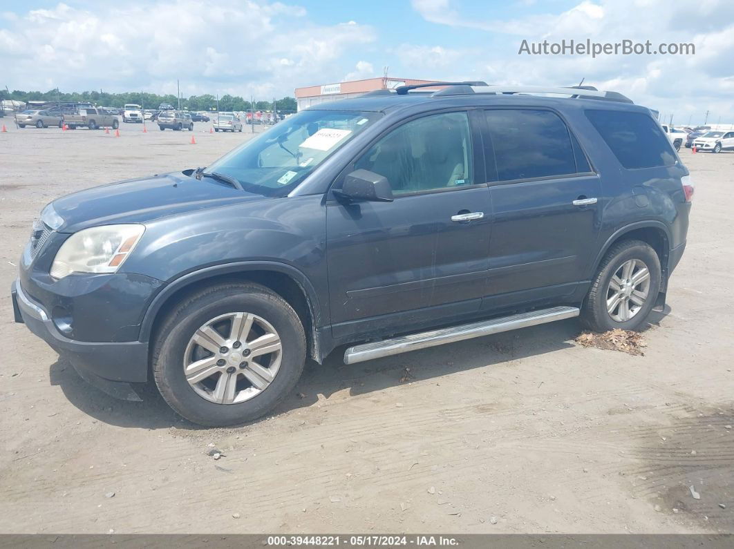 2012 Gmc Acadia Sle Gray vin: 1GKKRPED6CJ252616