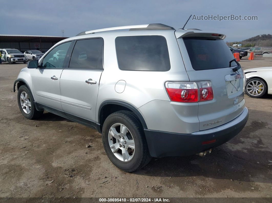 2012 Gmc Acadia Sle Gray vin: 1GKKRPED7CJ156607