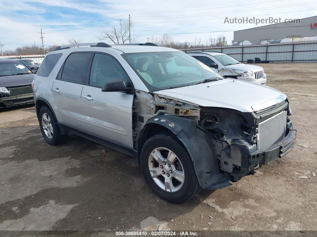 2012 Gmc Acadia Sle Gray vin: 1GKKRPED7CJ156607