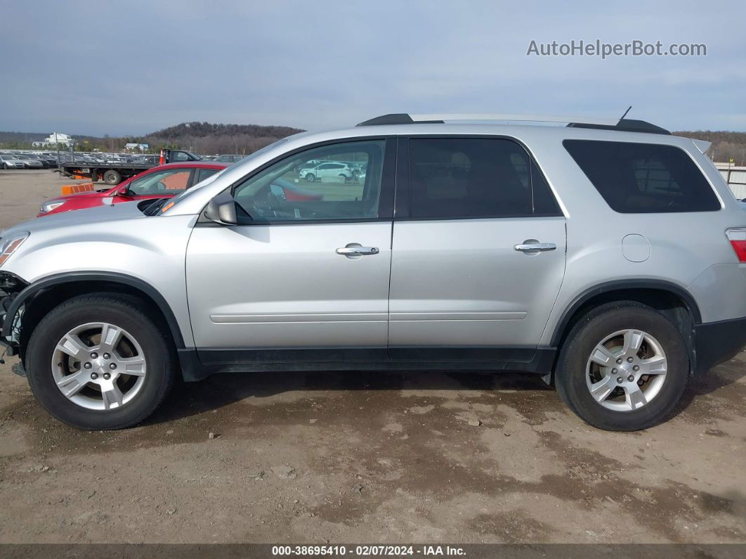 2012 Gmc Acadia Sle Gray vin: 1GKKRPED7CJ156607