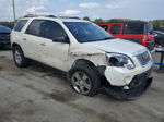 2012 Gmc Acadia Sle White vin: 1GKKRPED7CJ224842