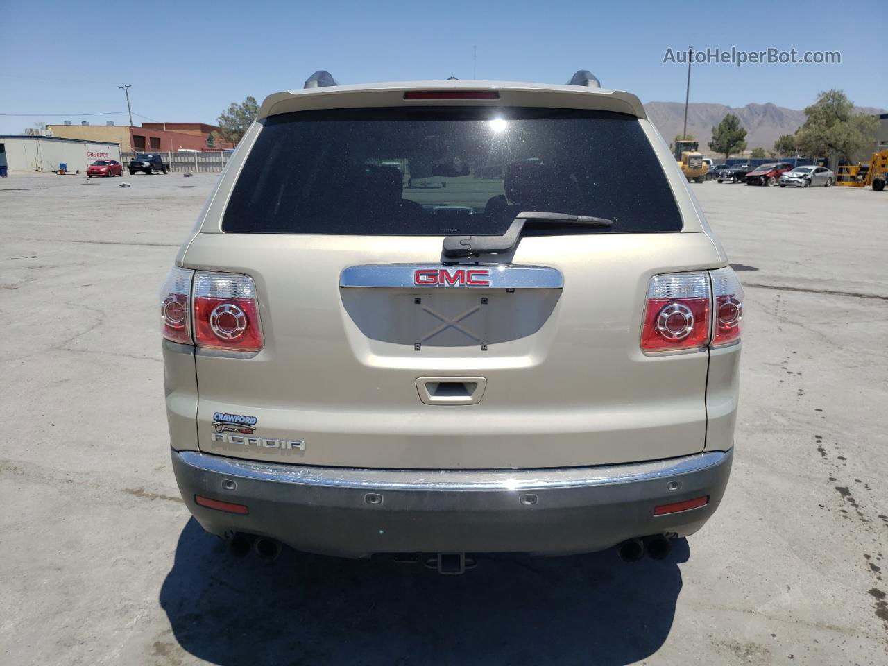 2012 Gmc Acadia Sle Beige vin: 1GKKRPED8CJ127312