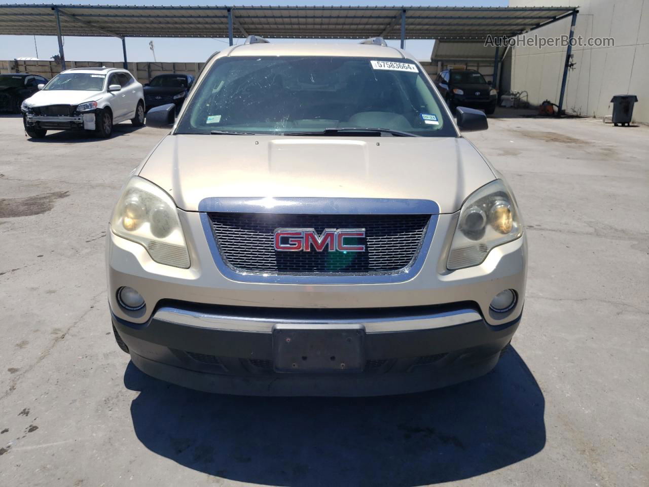 2012 Gmc Acadia Sle Beige vin: 1GKKRPED8CJ127312