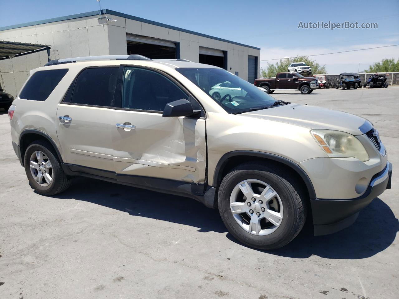 2012 Gmc Acadia Sle Beige vin: 1GKKRPED8CJ127312