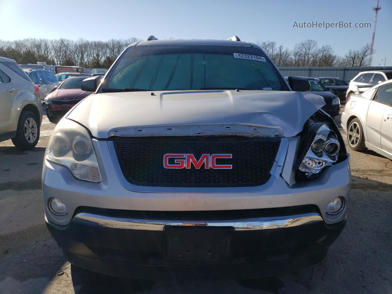 2012 Gmc Acadia Sle Silver vin: 1GKKRPED8CJ147057