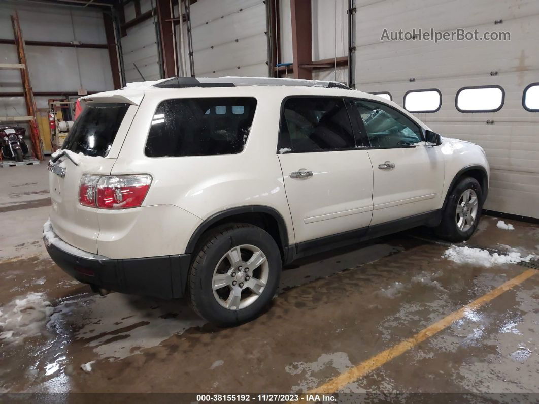 2012 Gmc Acadia Sle Белый vin: 1GKKRPED8CJ374152