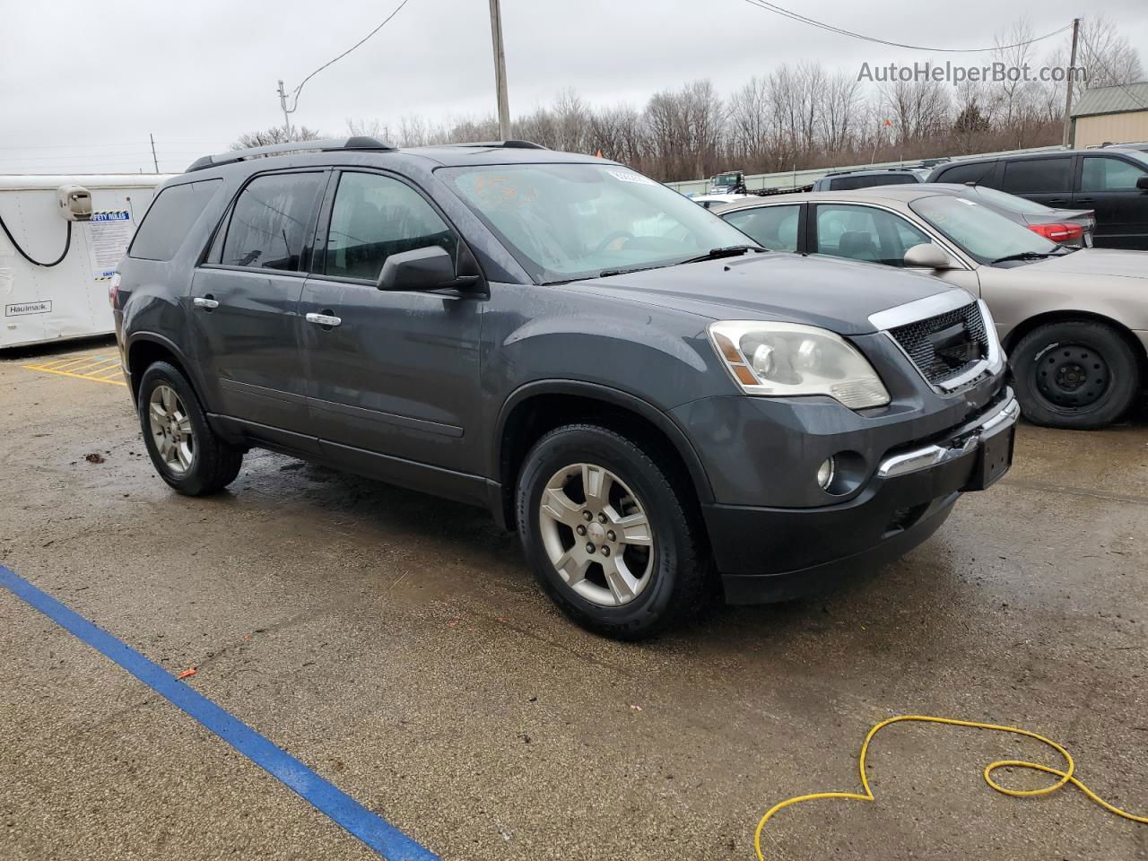 2012 Gmc Acadia Sle Gray vin: 1GKKRPED8CJ375866