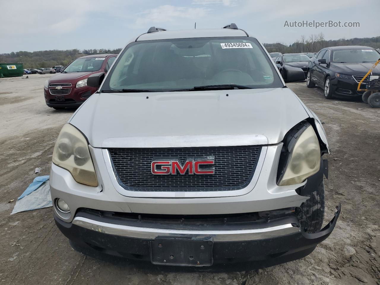 2012 Gmc Acadia Sle Silver vin: 1GKKRPED8CJ388133