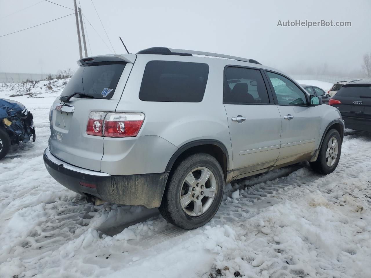 2012 Gmc Acadia Sle Silver vin: 1GKKRPED8CJ394966