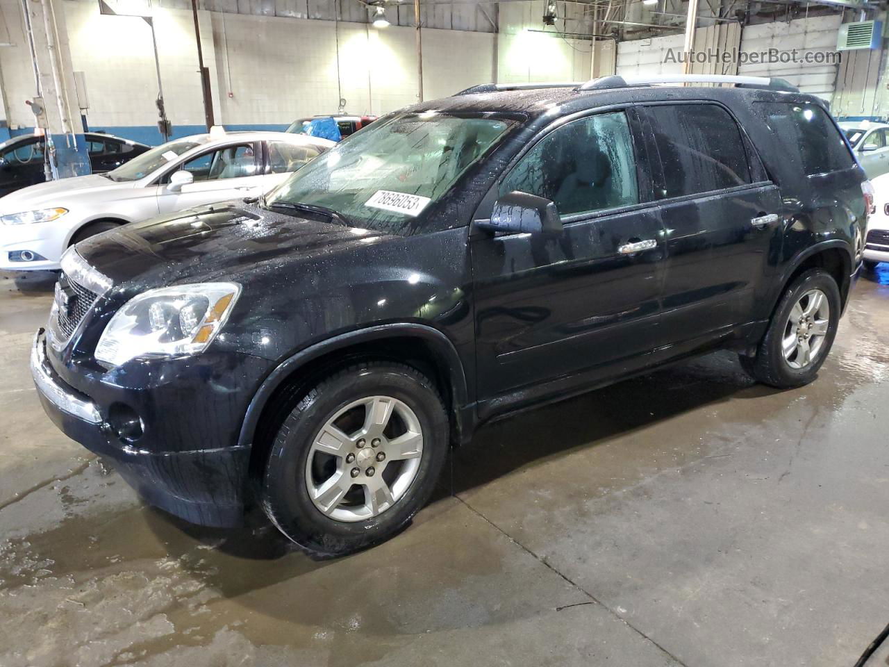 2012 Gmc Acadia Sle Black vin: 1GKKRPED9CJ353536