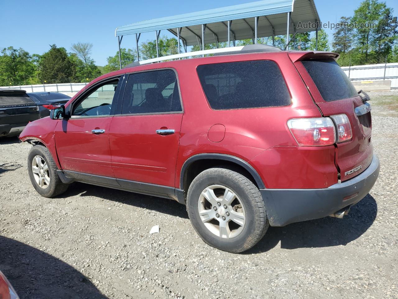 2012 Gmc Acadia Sle Red vin: 1GKKRPEDXCJ248987