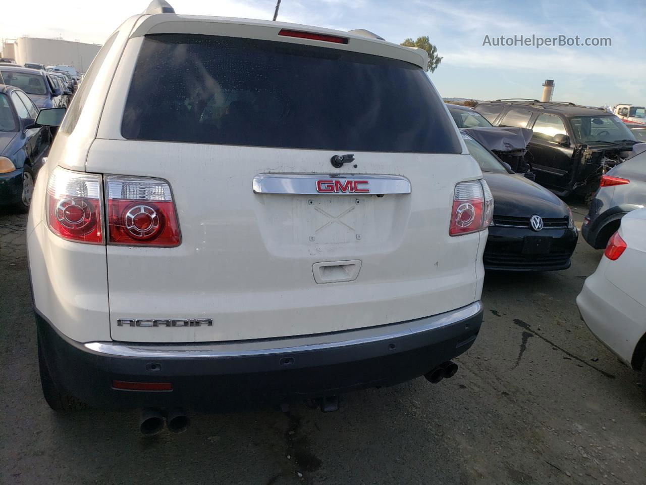 2012 Gmc Acadia Sle Белый vin: 1GKKRPEDXCJ308086