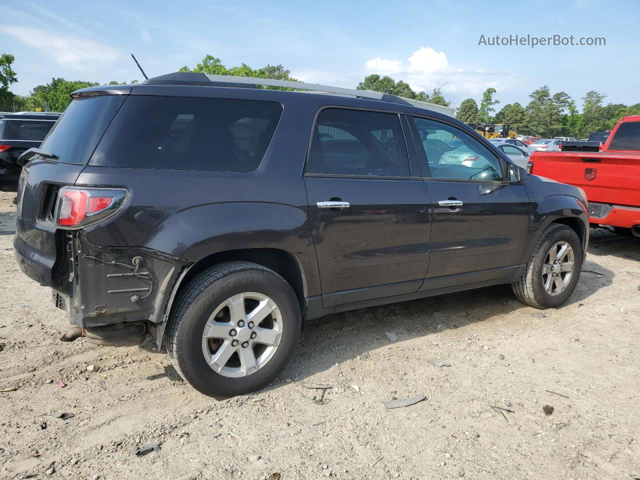 2013 Gmc Acadia Sle Black vin: 1GKKRPKD0DJ169916