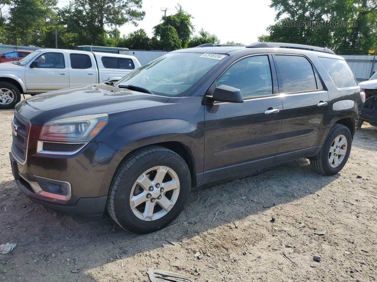 2013 Gmc Acadia Sle Black vin: 1GKKRPKD0DJ169916