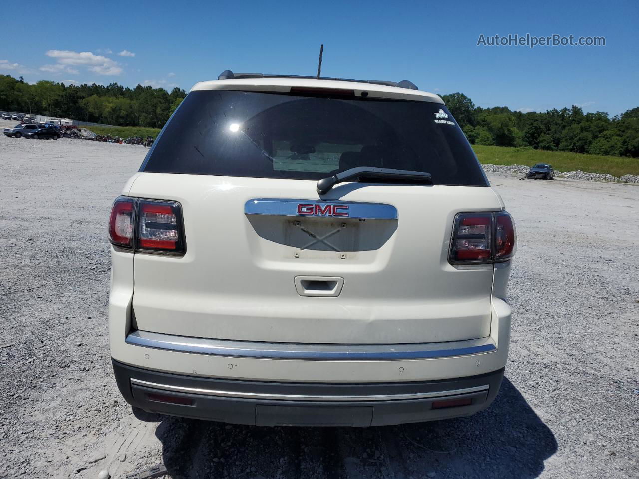 2013 Gmc Acadia Sle White vin: 1GKKRPKD0DJ201988