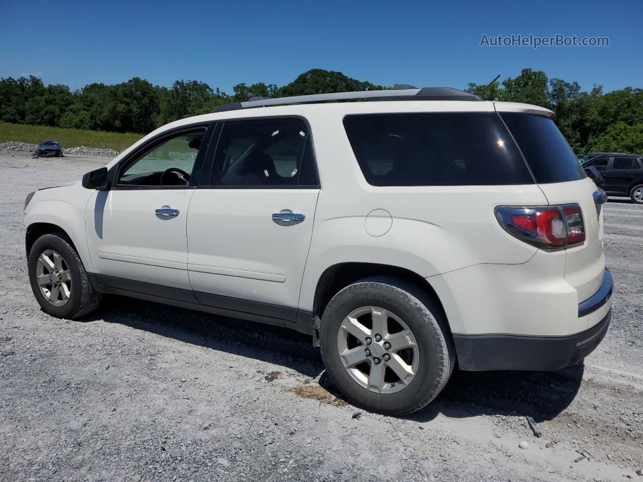 2013 Gmc Acadia Sle White vin: 1GKKRPKD0DJ201988