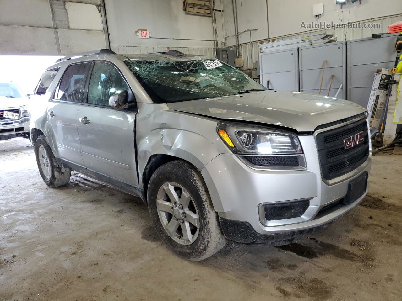 2014 Gmc Acadia Sle Silver vin: 1GKKRPKD0EJ186717