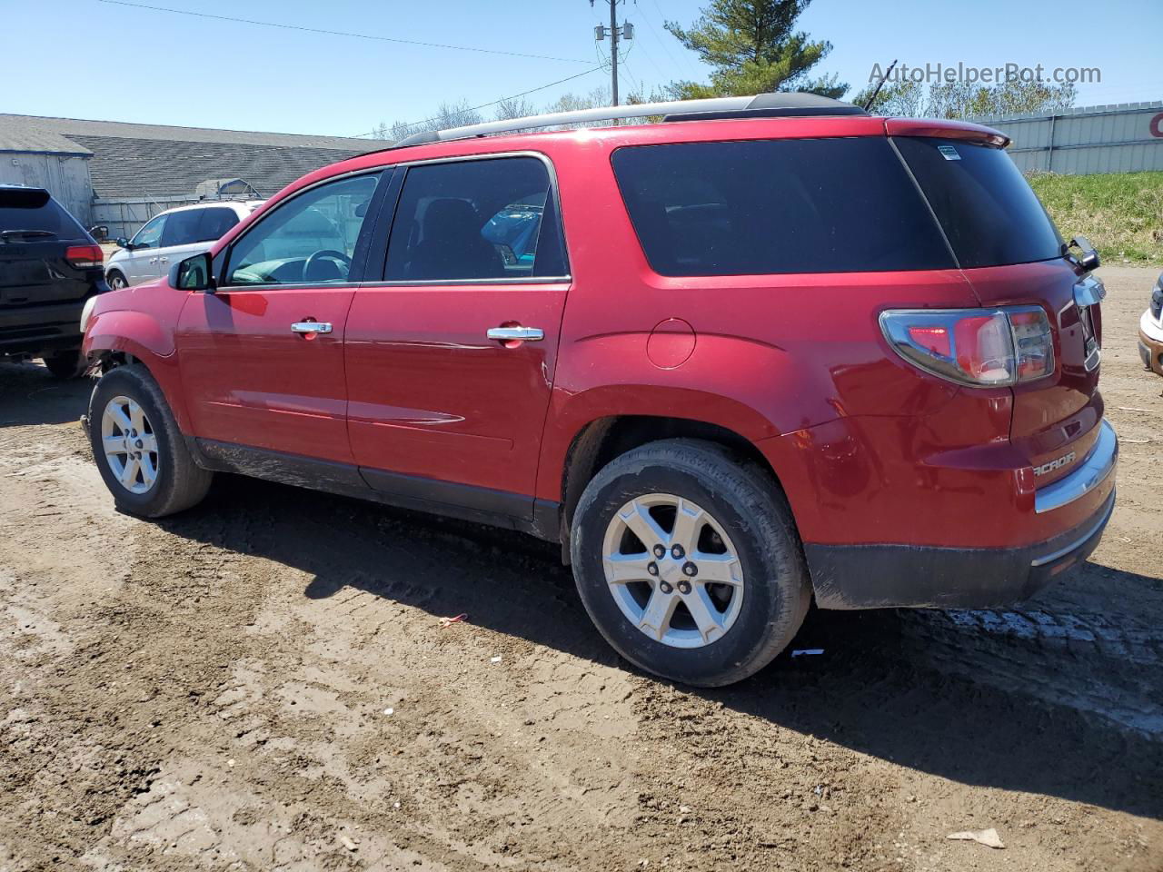 2014 Gmc Acadia Sle Красный vin: 1GKKRPKD0EJ201149