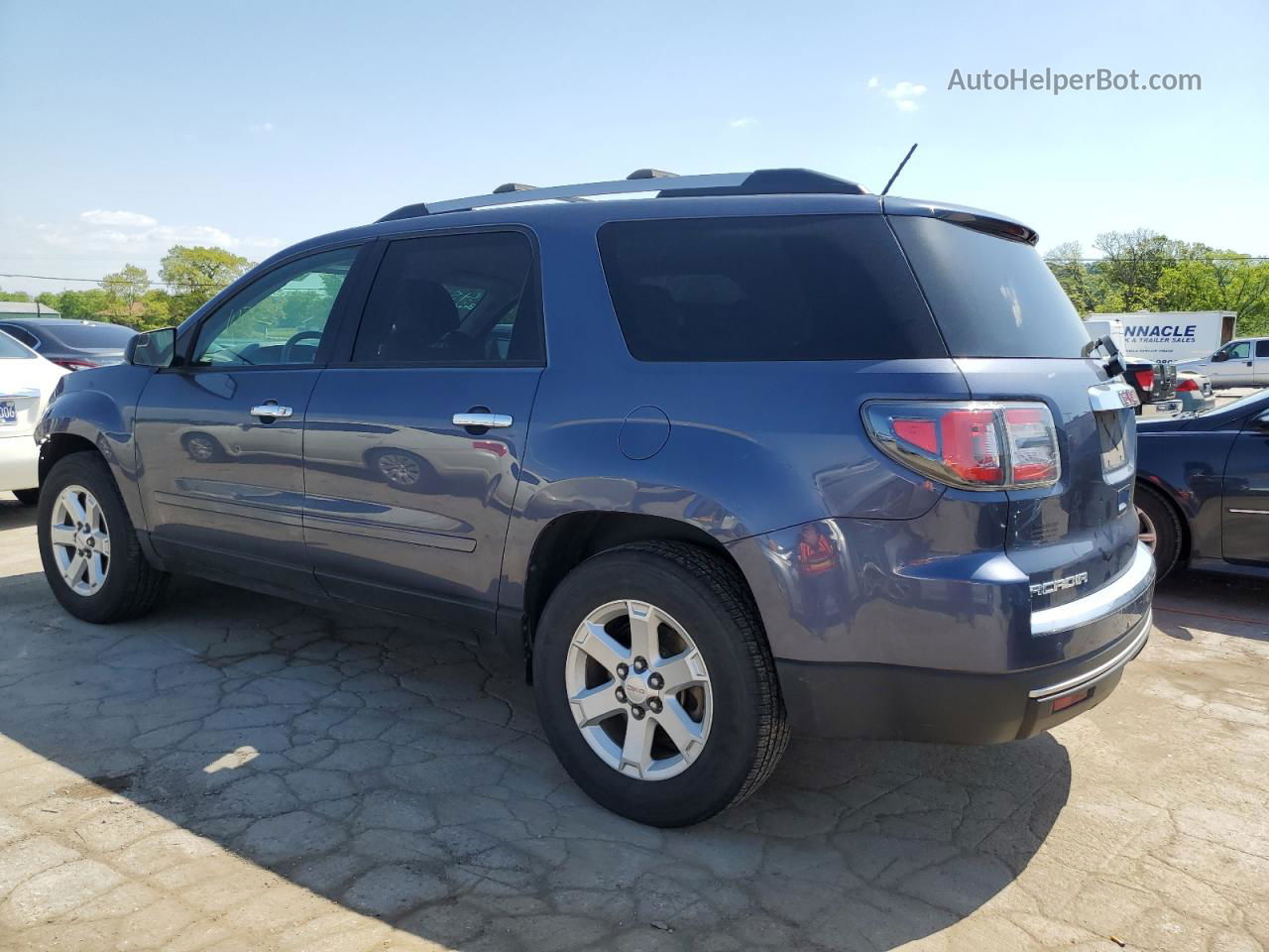 2014 Gmc Acadia Sle Blue vin: 1GKKRPKD0EJ259312