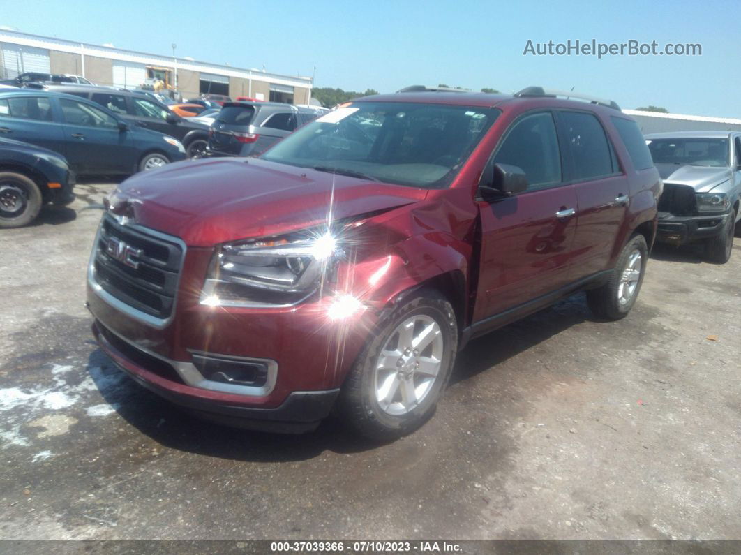 2015 Gmc Acadia Sle Red vin: 1GKKRPKD0FJ116037