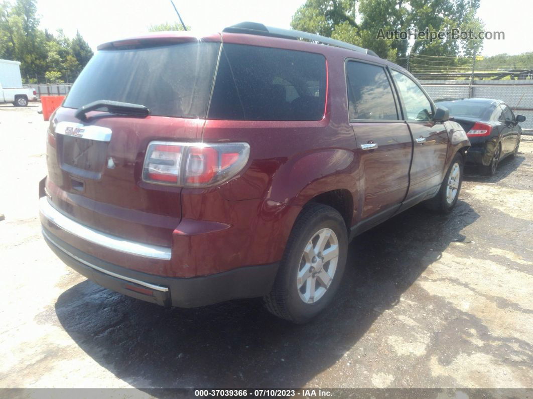 2015 Gmc Acadia Sle Red vin: 1GKKRPKD0FJ116037